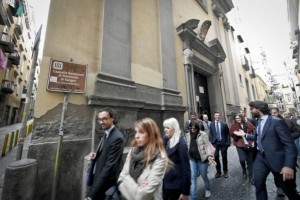 L'ingresso della Cappella Sansevero