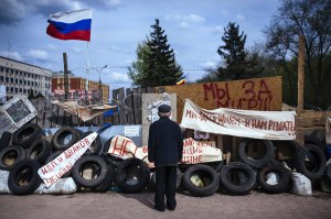 Barricate a Luhansk