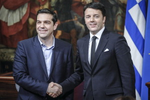 MATTEO RENZI  ALEXIS TSIPRAS